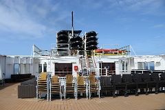 06E The Back Upper Deck Of The Quark Expeditions Ocean Endeavour Cruise Ship Heading To Antarctica